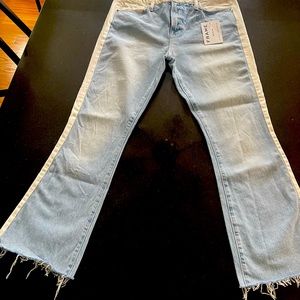 Le crop Mini Boot Frame Denim